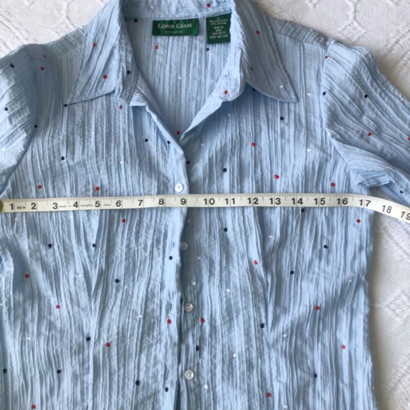 Lemon Grass Studio button down blouse - Picture 10 of 13